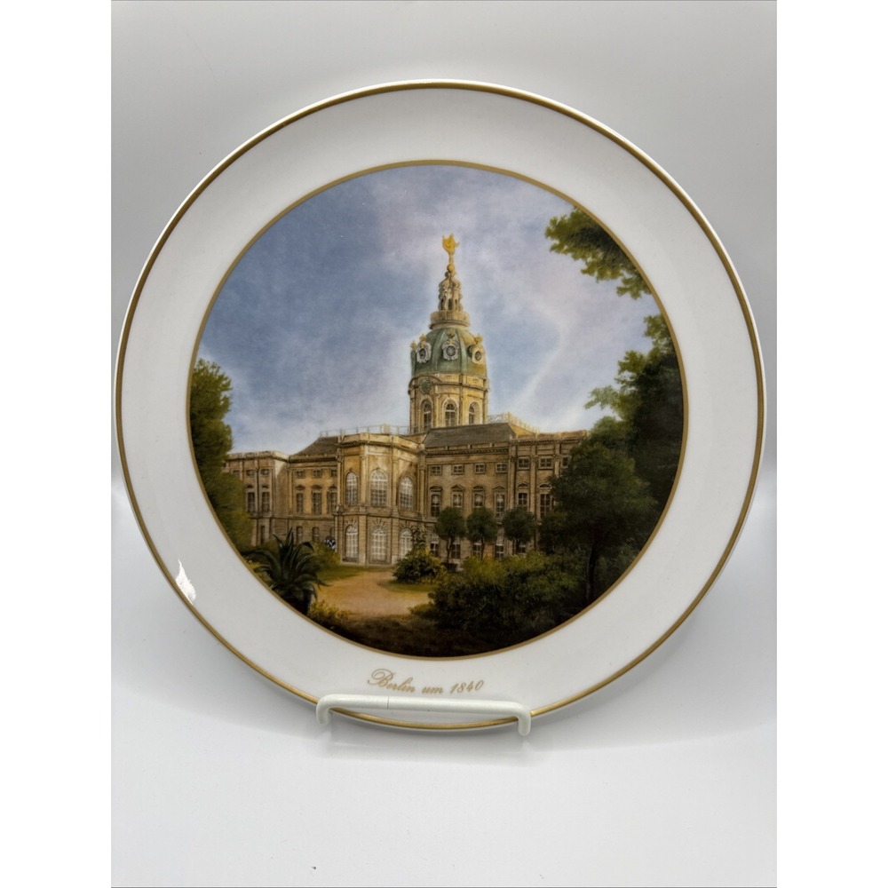 KPM Berlin 9.75" Plate Carl Daniel Freydanck "Berlin in 1840"